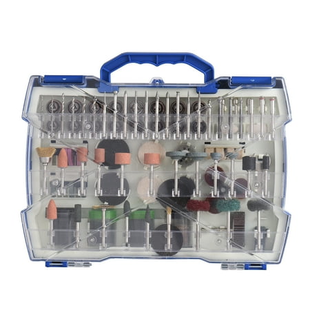 

Walmeck Rotary Tool Accessories Kit 508pcs Rotary Tool Bit Set 18-inch Shank Attachments for Easy Cutting Grinding Sanding Sharpening Carving Polishing Engraving for Woodworking Glass Metal