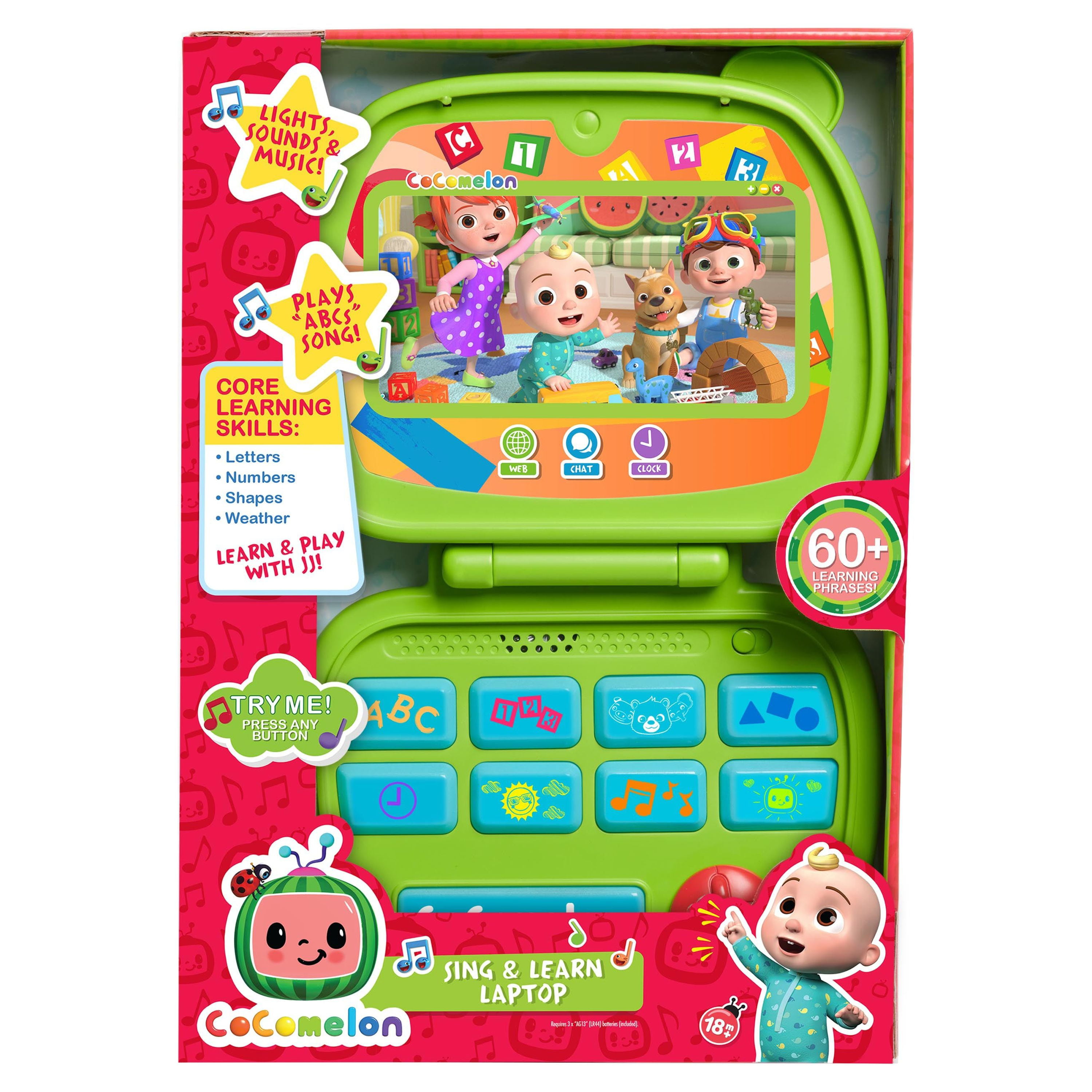 CoComelon Interactive Sing and Learn Laptop Toy for Kids
