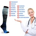 thumbnail image 6 of 4 Pairs Copper Compression Socks for Women & Men Circulation 15-20 mmHg - Better Blood Flow, Swelling , Best Support for Medical, Running, Nursing, 6 of 7