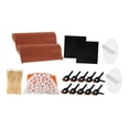 thumbnail image 3 of Kit de limpieza de tarjetas coleccionables de 166 piezas, accesorios para tarjetas deportivas de fútbol, ​​baloncesto, clips de resorte, herramientas, 3 of 8