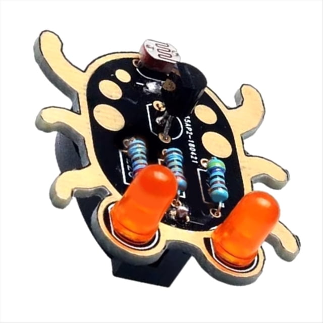 Weevil Eye Electronic DIY Kit Beginner Learn to Solder Fun Kit Handmade Gift Fit for Student Experiment Interaction