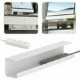 thumbnail image 5 of BLEEUS Under Desk Cable Management Tray Cord Organizer For Home Office （White）, 5 of 9