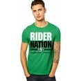 thumbnail image 1 of CFL Saskatchewan Roughriders Raider Nation Irish-Green Medium T-Shirt, 1 of 3