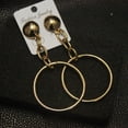 thumbnail image 4 of Women Ladies Large Drop Dangle Ears Ear Studs Jewelry, 4 of 6