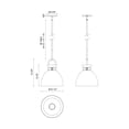 thumbnail image 5 of PD411811MBGO-Alora Lighting-Waldo - 1 Light Pendant with Glass-12.75 Inches Tall and 10.5 Inches Wide-Matte Black Finish-Glossy Opal Glass Color, 5 of 7