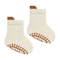 thumbnail image 5 of Wancir 3PC Baby Non Slip Grip Socks Toddler Knee High Anti Skid Crew Slipper Crawling Socks for Girls Boys Newborn, 5 of 5