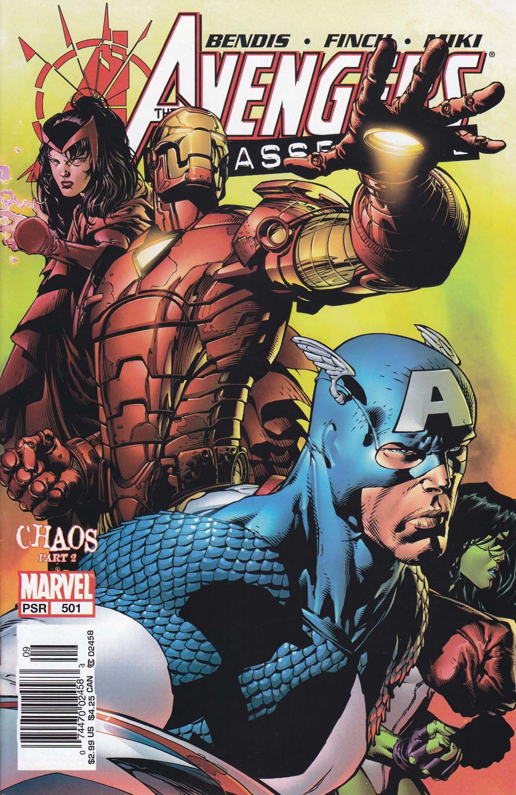 Cover of Avengers #501