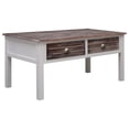 thumbnail image 1 of vidaXL Coffee Table Brown 100x50x45 cm Wood, 1 of 5