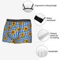 thumbnail image 3 of Pofeuu Sunflowers Print Men’s Boxer Briefs, Moisture-Wicking Underwear, Regular,Trunk-Small, 3 of 5