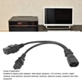 thumbnail image 3 of Cable De Alimentación Divisor En Y IEC320 C14 A C19 Y C13, Cable De Alimentación IEC320 C14 A C19 Y C13 Cubierta Exterior De PVC De 12,6 Pulgadas 10 A 250 V Portátil Para, 3 of 7