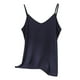 thumbnail image 2 of Camisola de manga corta para mujer, de color liso, con cuello en V, para exteriores, ropa interior básica, para decoración del hogar, pijama sin mangas de algodón., 2 of 6