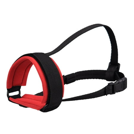 

TINYSOME Mouth Guard for English American Bulldog Secure Anti-Bark Biting Nylon