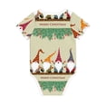 thumbnail image 2 of Rocae Christmas Card With Gnomes for Baby Climbing Clothes Soft Baby Romper for Active Infants Comfortable and Breathable Crawling Jumpsuit Unisex Baby Outfit 2 Years, 2 of 8