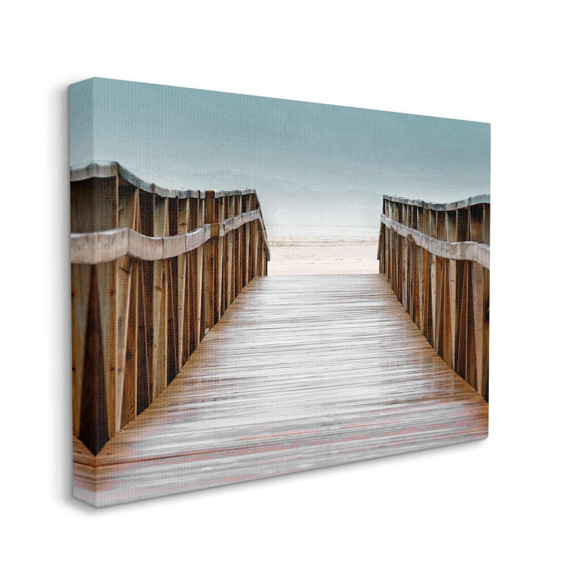 Stupell Industries Beach Boardwalk Wooden Waterfront Pier Ocean Coast, 20 x 16,Design by Danita Delimont