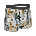 thumbnail image 3 of Balery Llama and Cactus1 Men's Boxer Briefs, Soft and Breathable Cotton Underwear with nylon Waistband-Small, 3 of 9