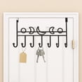 thumbnail image 7 of Over the Door Hooks,Hooks Behind The Door Hanging Rack Shelves Door Back Type Hangers Need Not Hole Bedroom Behind The Hook Clothes Storage for Towels,Robes,hat,clothing, 7 of 7