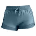 thumbnail image 6 of Athletic Running Shorts for Women Lightweight Breathable Elastic High Waist Moisture Wicking Workout Yoga Gym Shorts, 6 of 6