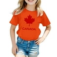 thumbnail image 3 of Zecgelong T-Shirt à Manches Courtes pour Filles, T-Shirt d'Été à Col Rond, Coupe Décontractée, Chandails de Base, Hauts à Manches Longues pour Filles, Taille 8-9 Ans, 3 of 3