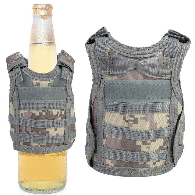 Bière Gilet Bouteille Gilet Polyester Résistant à l'Usure 350ml-550ml Bouteilles de Boisson pour l'Isolation Thermique Isolation Froide Décoration de Boisson