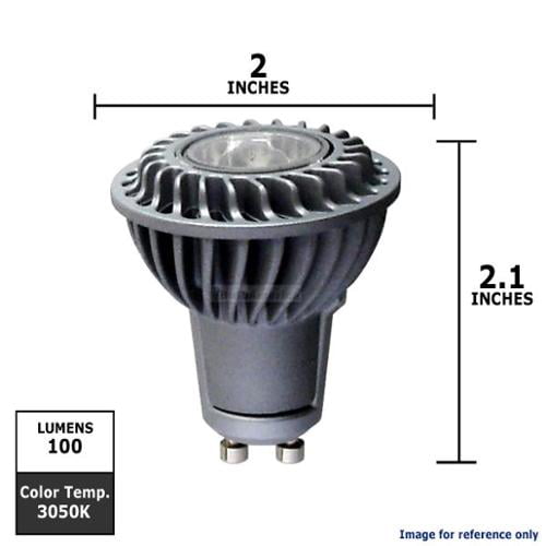 Overweldigen auteur Prooi GE Lighting 75625 Energy Smart LED 4-Watt (20-watt replacement) 100-Lumen  MR16 Floodlight Bulb with GU10 Base, 1-Pack - Walmart.com