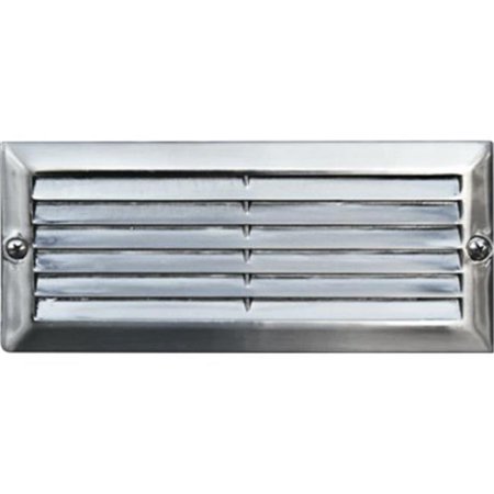 

Dabmar Lighting LV-LED600-SS 2 x 2.5W & 12V JC-LED 30 LEDs Electroplated Stainless Steel Louvered Down Step Light