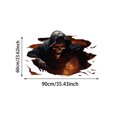 thumbnail image 3 of Halloween Break-in 3D Wall Decals, Halloween Broken 3D Wall Decals, 3 of 6