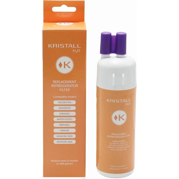 W10295370A Water Filter Replacement, Compatible with EDR1RXD1, Water Filter 1, W10295370, W10295370A, P8RFWB2L, P4RFWB, P4RFKB2 9930, 9081 (