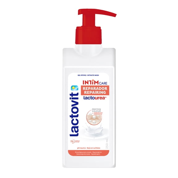 Jabón íntimo Lactovit lactourea reparador 250 ml