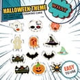 thumbnail image 4 of Paquete de 10 galletas de Halloween Molde de acero inoxidable Antiadherente Molde de galletas Sugarcraft Sello de chocolate Suministros de cocina de panadería C Kearding HA008946-03, 4 of 6