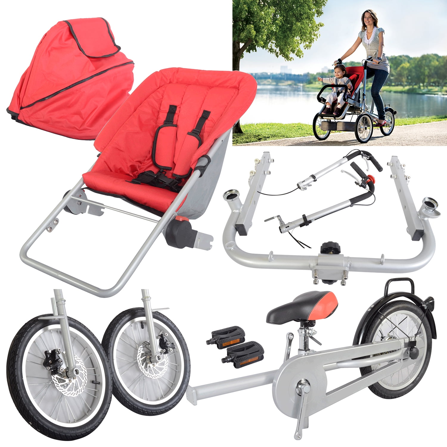 stroller bicycle 3 wheel