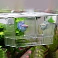 thumbnail image 5 of Washranp Fish Breeding Box,Clear Large Space Double Layer Plastic Fish Tank Breeding Isolation Box Aquarium Supplies, 5 of 5