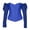 yue866-Blue, variant on KHONTS Off the Shoulder Long Sleeve Corset Tops for Women Overbust Corsets Top Strapless Renaissance Bustier White XS