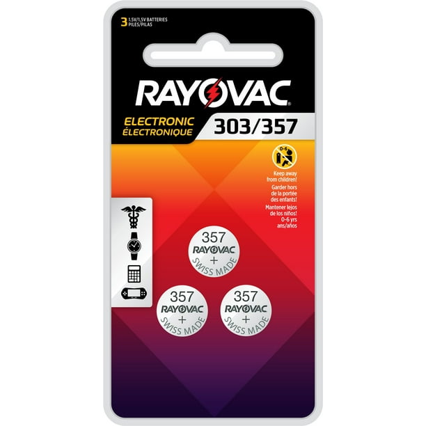 Rayovac Specialty 303 357 Silver Oxide Batteries 3 Count Walmart Com Walmart Com Rayovac Specialty 303 357 Silver Oxide Batteries 3 Count Walmart Com Walmart Com