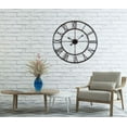 thumbnail image 5 of Utopia Alley CL42RD 27 in. Oversized Roman Round Wall Clock Oil Rubbed Bronze, 5 of 9