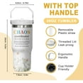 thumbnail image 2 of Chaos Coordinator Tumbler Gifts for Women Boss Lady-Coworker Gifts 30oz Insulated Tumblers with Handle,Leak-proof Lid and Straw,Travel Coffee Mug,Stainless Steel Water Bottle, 2 of 6