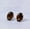 Rose Gold Plating, variant on Smoky Quartz Lever Back Earring, Oval Shape Art deco Smoky Quartz Earring, Solitaire Earring, Silver 925 Earring, Woman Stud, Gift For her