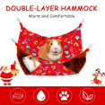 thumbnail image 5 of Pequeño gancho para mascotas hamaca nido hámster doble capa transpirable cama colgante cómoda, 5 of 5