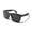 Glossy Black, variant on DANI Super Dark 80s Round Sunglasses for Men & Women | Oversized Retro Vintage Black Shades | UV400 Protection | Shatterproof Polycarbonate Lenses | Matte or Glossy Finish