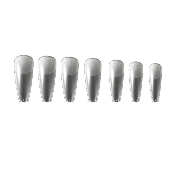 Almond Fake Nails Almond Pressed on Nails Preformed Almond Nail Tips for Full Coverage Acrylic Almond Nails French Fake Nails for Nail Extensions Nail Art, DIY Salon