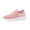 Pink, variant on Willtoo Orthopedic Shoes for Women Men Slip On Knit Sneakers Mesh Breathable Walking Shoes Non-Slip Lug Sole Casual Everyday Footwear