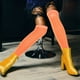 thumbnail image 3 of 1 par de calcetines por encima de la rodilla, medias decorativas por encima de la rodilla, calcetines hasta el muslo para mujer, 3 of 6