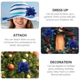 thumbnail image 6 of Gymnture Blue Poinsettia Flowers for Christmas Decor - 10pc, 6 of 10