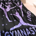 thumbnail image 4 of Gymnastics Lovers Blanket Gymnast Gifts for Girls Kids Teens Women, Soft Lightweight Throw Blanket for Bed/Couch/Lincvingroom 60x80 Inch, 4 of 6