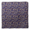 thumbnail image 4 of Bimba Blue Zebra Mix Pure Silk Printed Head Bandanas Summer Neck Wrap Scarf 40 x 80 Inches, 4 of 6