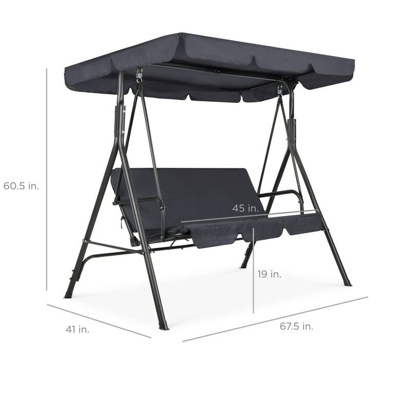 Best Choice Products 2 Person Outdoor Large Convertible Canopy