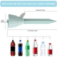 thumbnail image 2 of Kit de riego por goteo, 12 unidades, bebederos automáticos para plantas, dispositivos de riego con botellas de goteo con válvulas reguladoras de liberación lenta para interiores y exteriores, 2 of 5