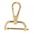 thumbnail image 1 of Cierres giratorios de langosta, cierres para bolsos, accesorios de cuero PU, cierres para llaveros, ganchos giratorios, clips de gatillo para correas , Oro de 31 mm 31mm Oro, 1 of 8