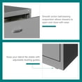 thumbnail image 6 of Space Solutions 30 inch Wide 2 Drawer Lateral File Cabinet for Home or Office, Silver, 6 of 15