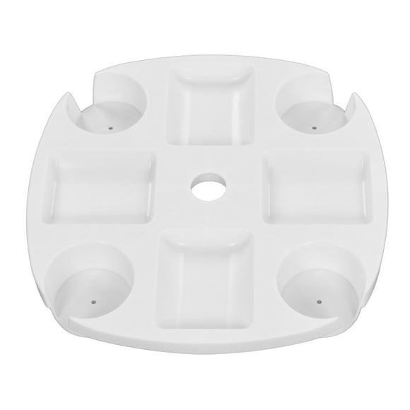 Beach Umbrella Table Tray, Dirt Weather Resistance Umbrella Table Tray Easy Installation for Snack