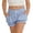 Blue, variant on Girls Bloomers Gingham Shorts Ruffled Paperbag Waist Joggers Short Pants Cute Y2K Plaid Pumpkin Shorts Boho Checked Trousers